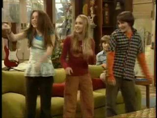 Zac Efron, Vanessa Hudgens and Ashley Tisdale in Hannah Montana